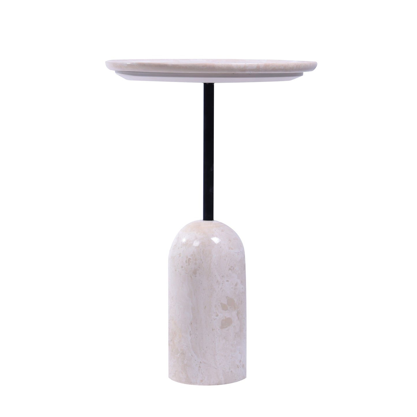 Capsule - Side Table Travertine - LUMINA ELIGMA HOME