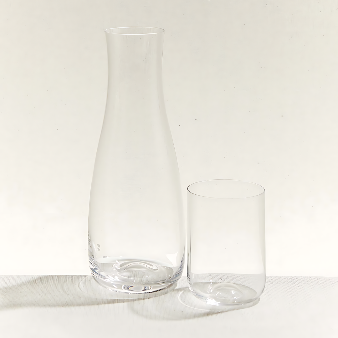 Crystallin Bottle with Cup - 1000 cc Coco - LUMINA ELIGMA HOME
