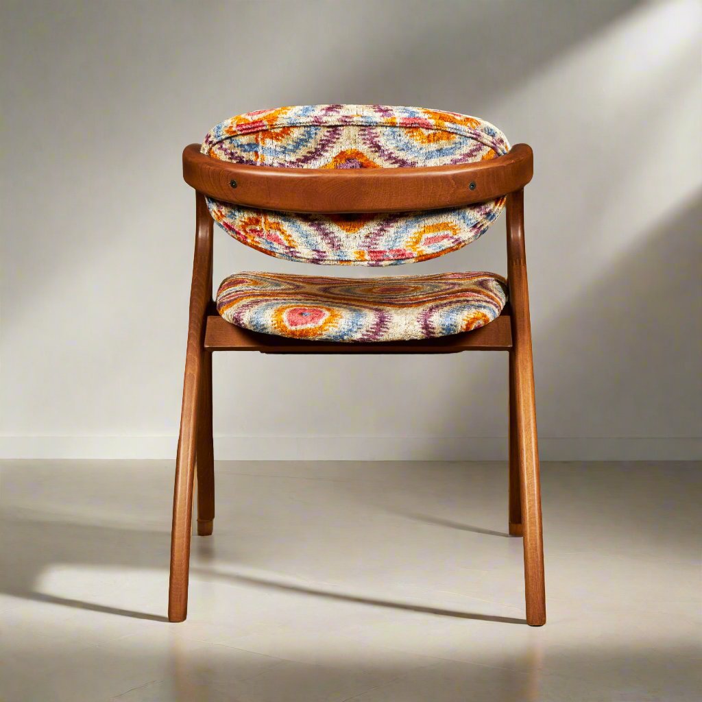 Lambda Chair - Cursive IKAT - LUMINA ELIGMA HOME