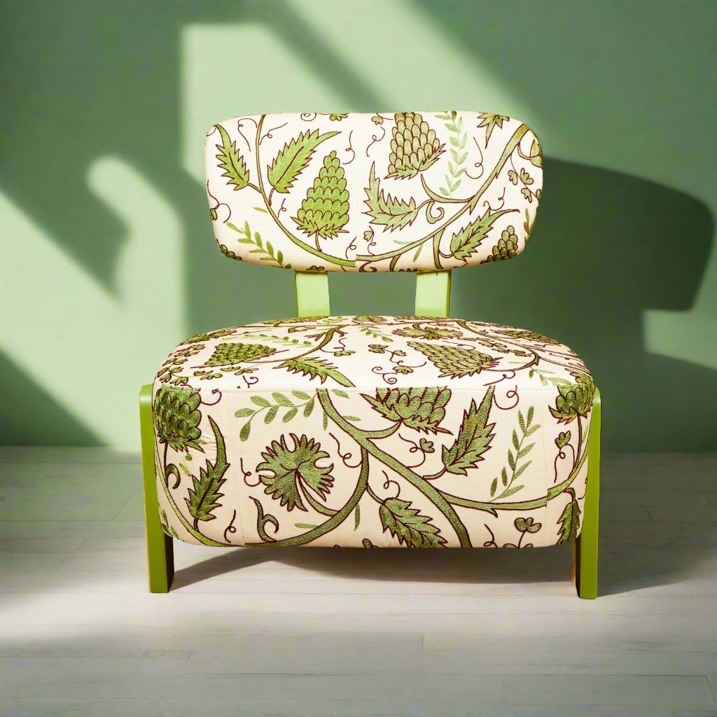 Suzani Armchair  - Green Grapes - LUMINA ELIGMA HOME