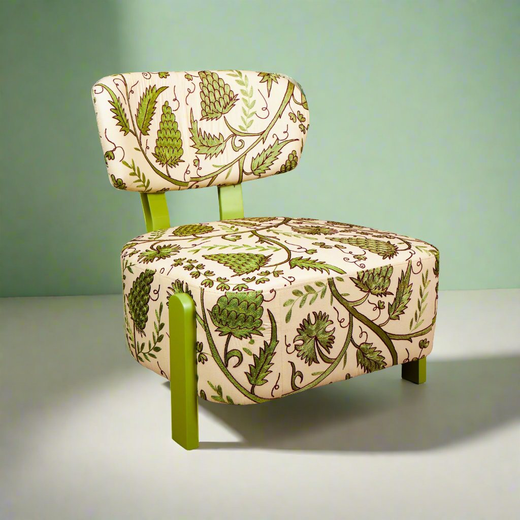 Suzani Armchair  - Green Grapes - LUMINA ELIGMA HOME