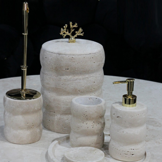 Travartine Bathroom Accessories - LUMINA ELIGMA HOME
