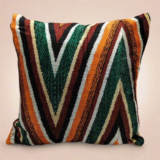 Cushion Cover Colorful stripes IKAT