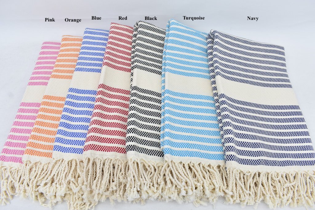 Bath Towel Lined Checkers Towels - 175 CM X 100 CM - LUMINA ELIGMA HOME