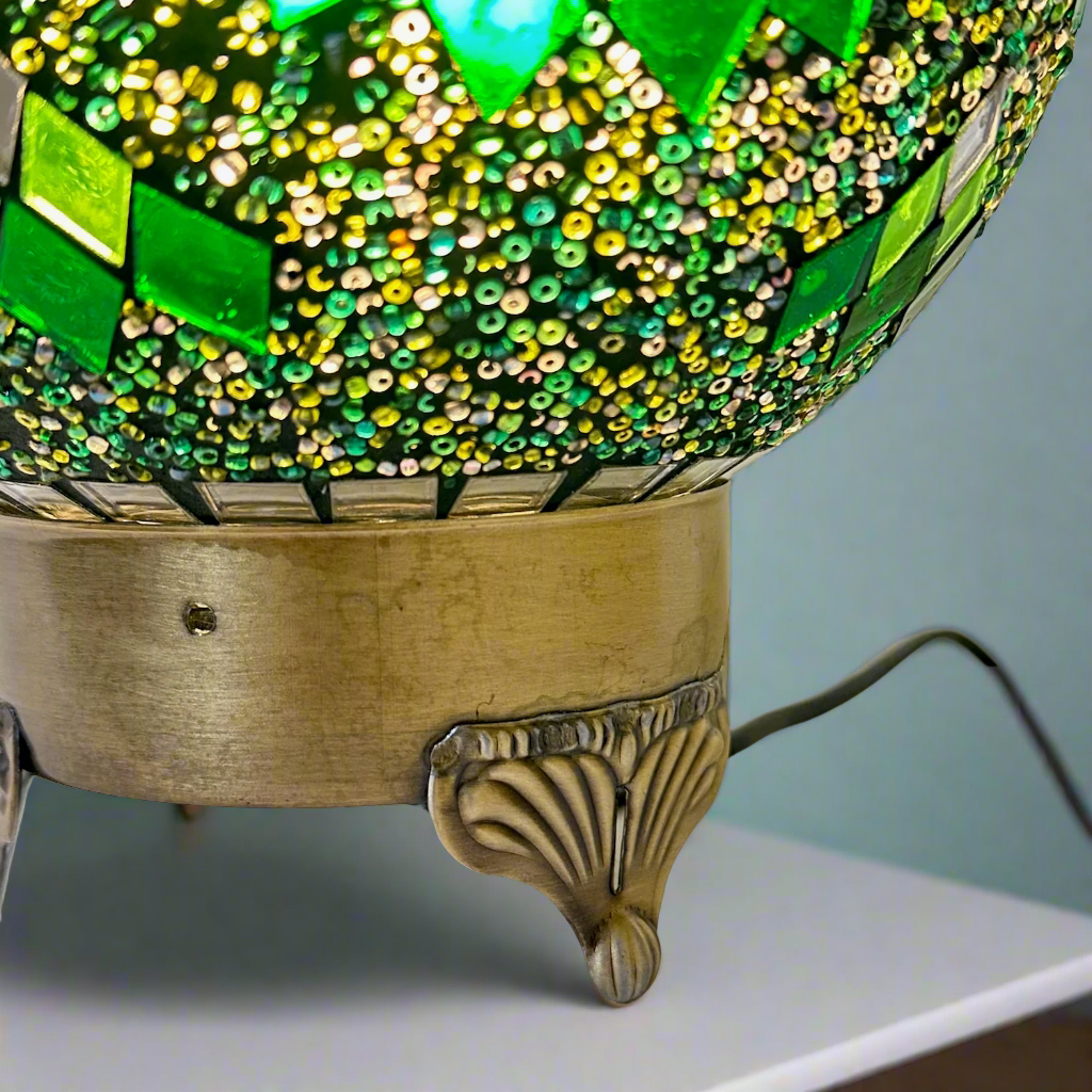 Mosaic Round Table Lamp - 20 CM - LUMINA ELIGMA HOME