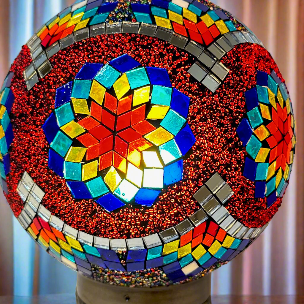 Mosaic Globe Table Lamp - 25 CM - Small - LUMINA ELIGMA HOME