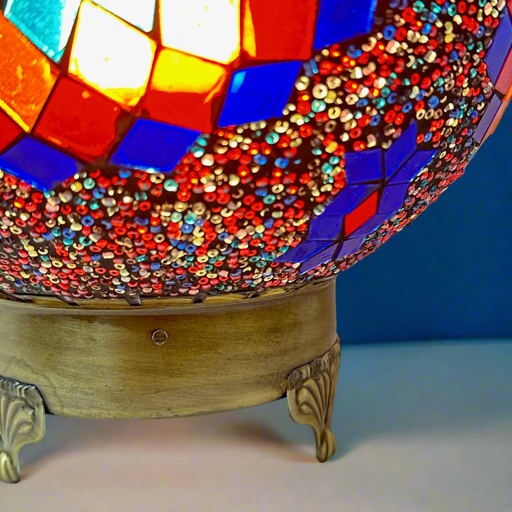 Mosaic Globe Table Lamp - 25 CM - Small - LUMINA ELIGMA HOME