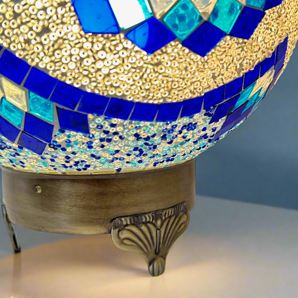 Mosaic Globe Table Lamp - 25 CM - Small - LUMINA ELIGMA HOME
