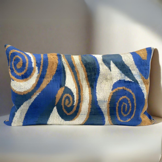 IKAT Cotton Back Pillow Cover 70x40 CM - Galaxy - LUMINA ELIGMA HOME