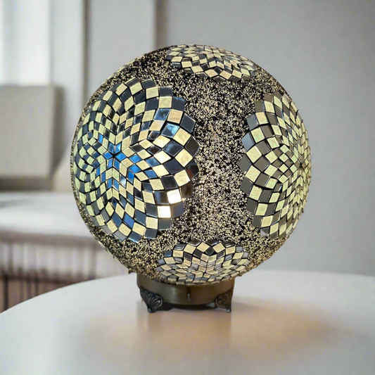 Mosaic Globe Table Lamp - 40 CM - LUMINA ELIGMA HOME