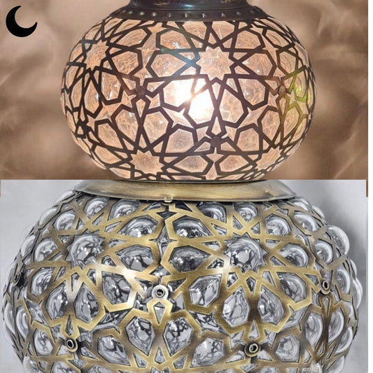 Medium Mosaic Glass Options Design - Blown Glass