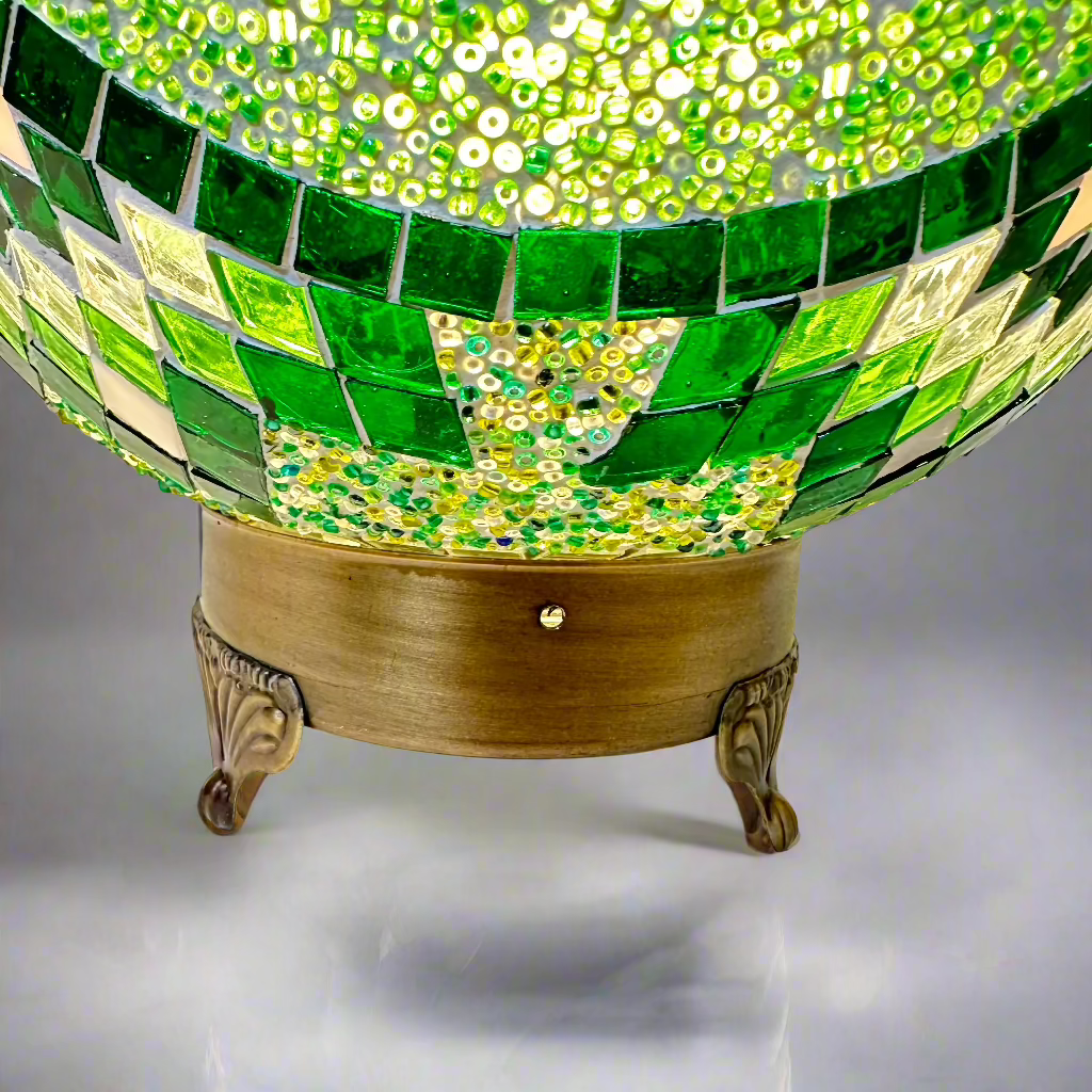Mosaic Egg Shaped Table Lamp - 25 CM - LUMINA ELIGMA HOME