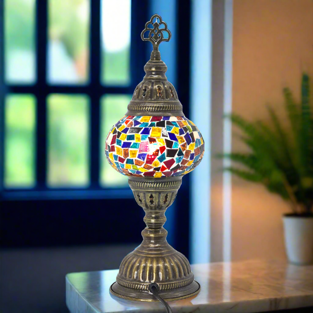 Table Lamp Mosaic - Small Glass - LUMINA ELIGMA HOME