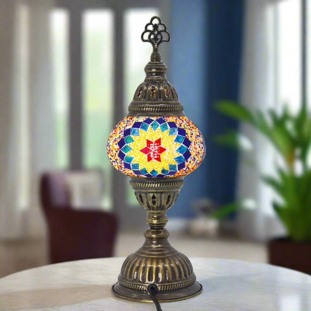 Table Lamp Mosaic - Small Glass - LUMINA ELIGMA HOME