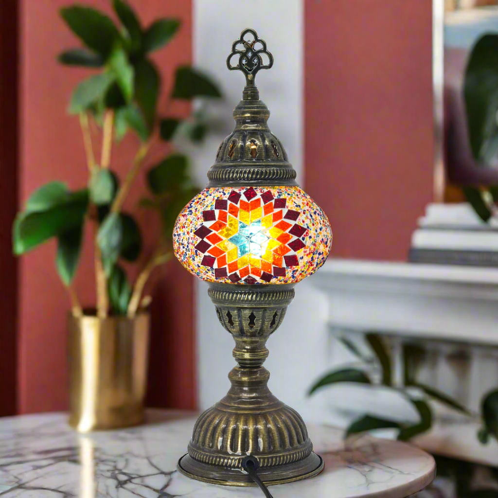 Table Lamp Mosaic - Small Glass - LUMINA ELIGMA HOME