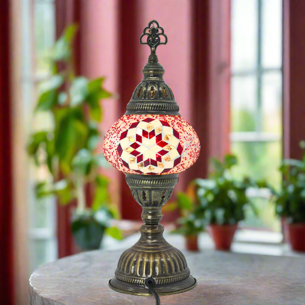 Table Lamp Mosaic - Small Glass - LUMINA ELIGMA HOME
