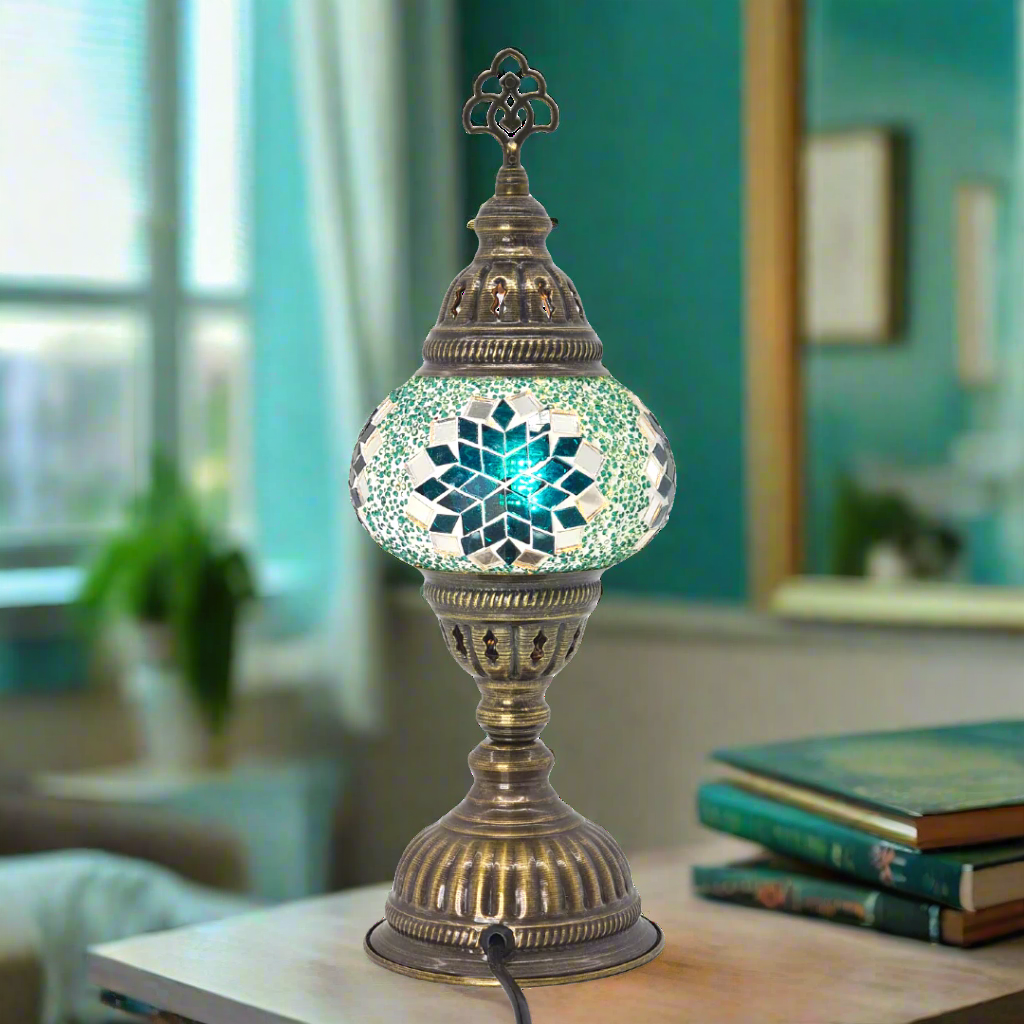 Table Lamp Mosaic - Small Glass - LUMINA ELIGMA HOME