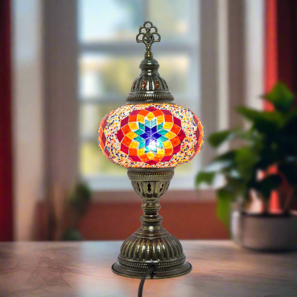 Table Lamp Mosaic - Medium Glass - LUMINA ELIGMA HOME