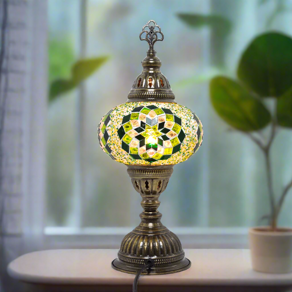 Table Lamp Mosaic - Medium Glass - LUMINA ELIGMA HOME