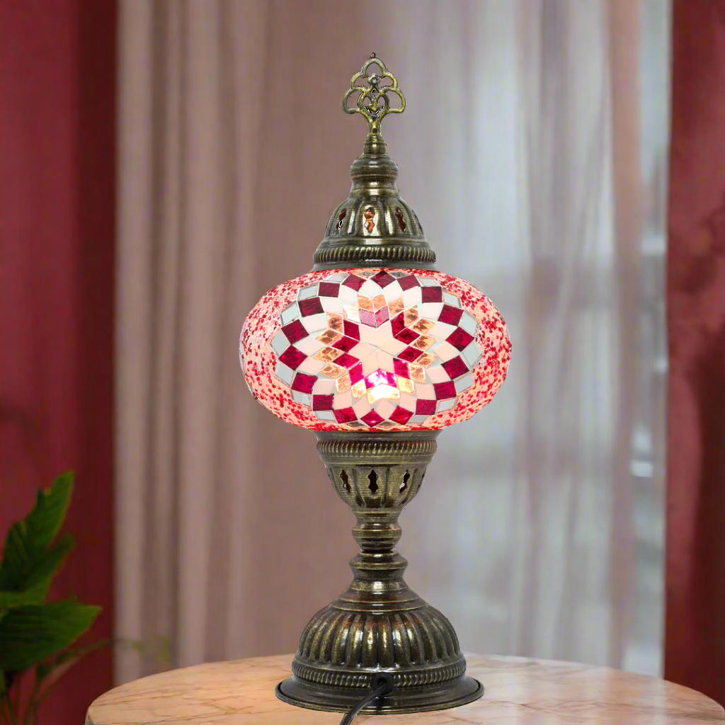 Table Lamp Mosaic - Medium Glass - LUMINA ELIGMA HOME