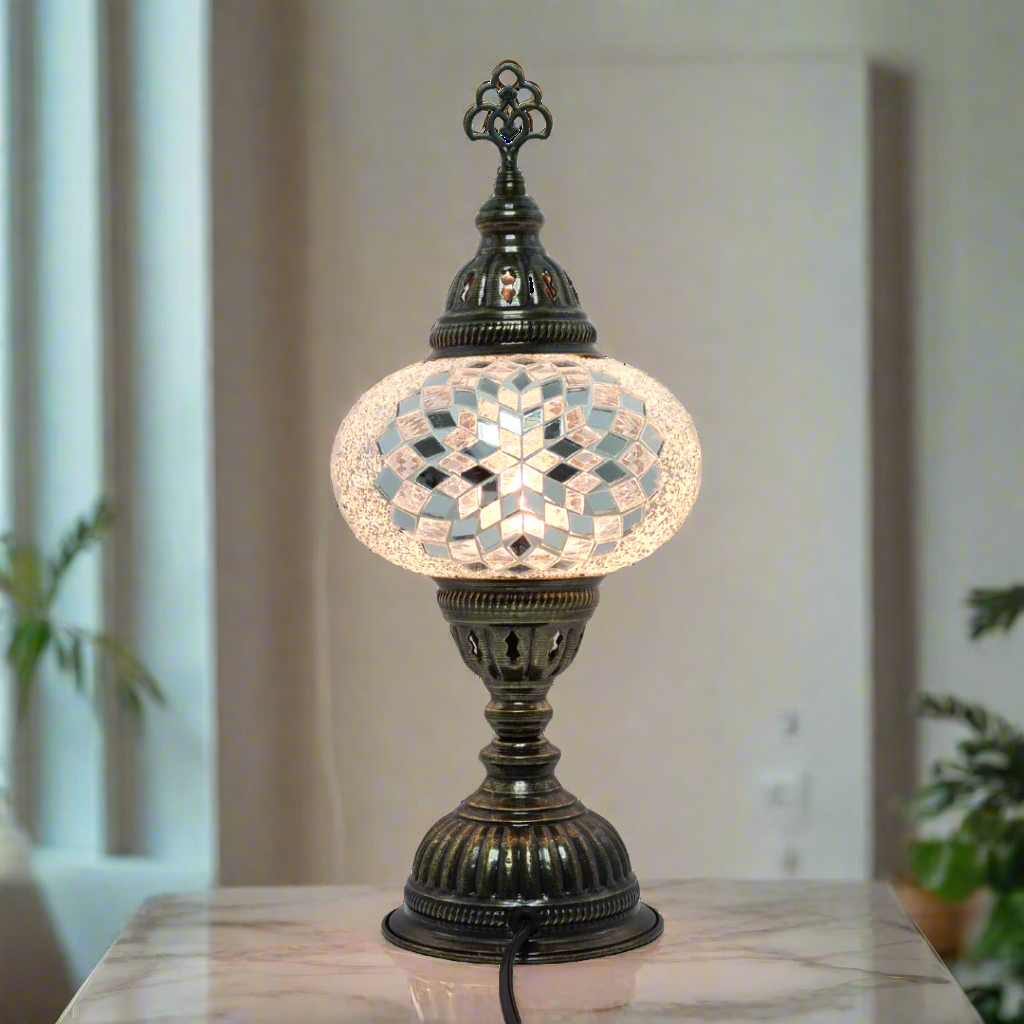 Table Lamp Mosaic - Medium Glass - LUMINA ELIGMA HOME