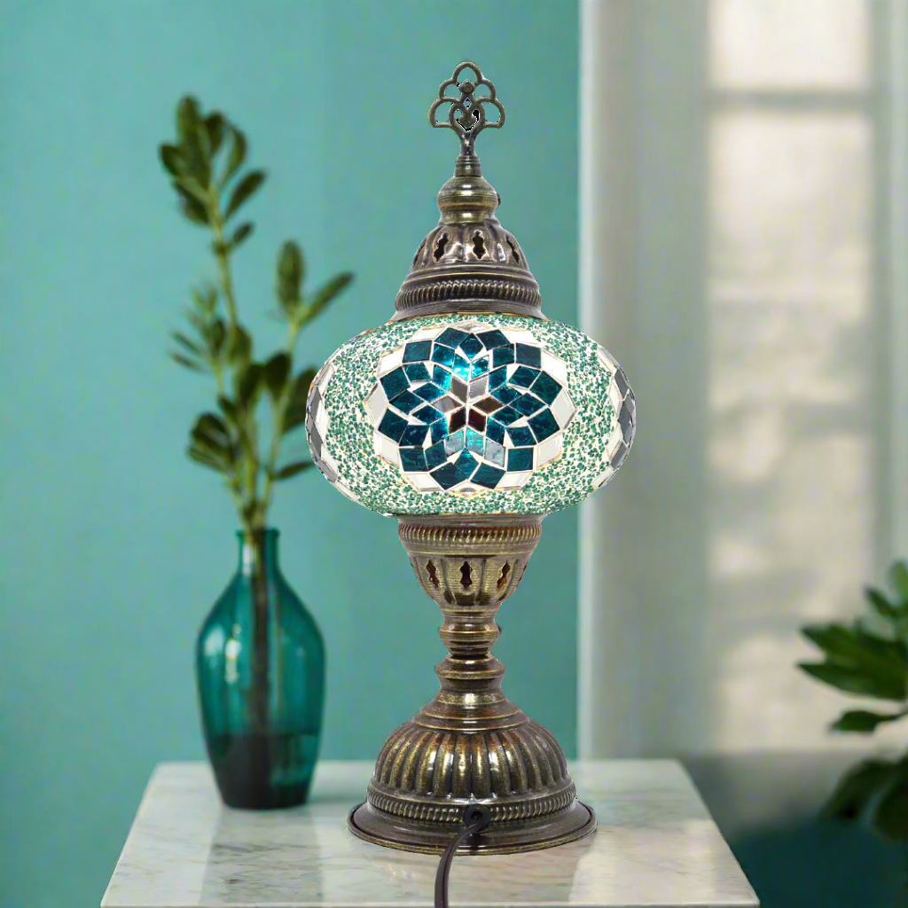 Table Lamp Mosaic - Medium Glass - LUMINA ELIGMA HOME