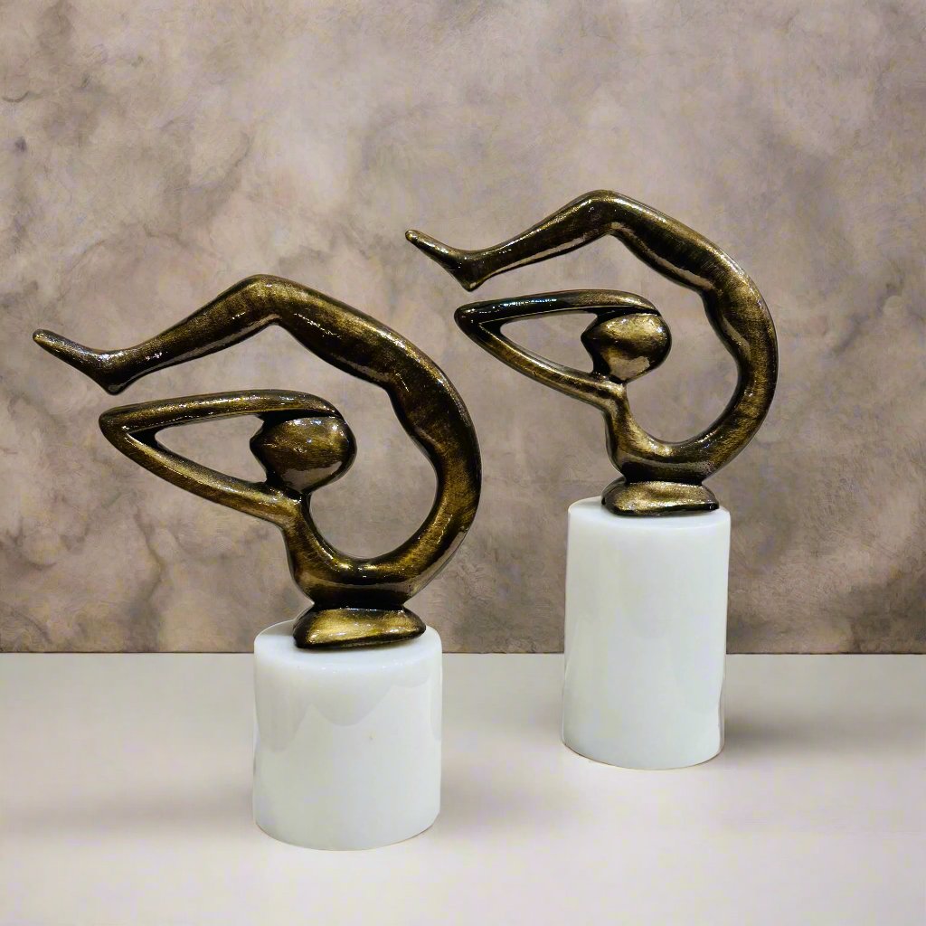 Gymnastic Marble Decor - LUMINA ELIGMA HOME