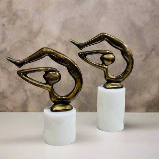 Gymnastic Marble Decor - LUMINA ELIGMA HOME