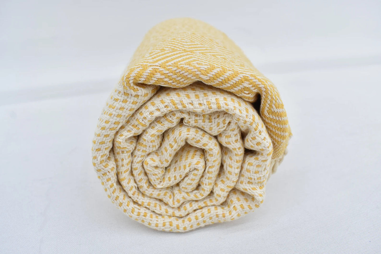 Bath Towel Lines Mustard - 70" X 40" - LUMINA ELIGMA HOME