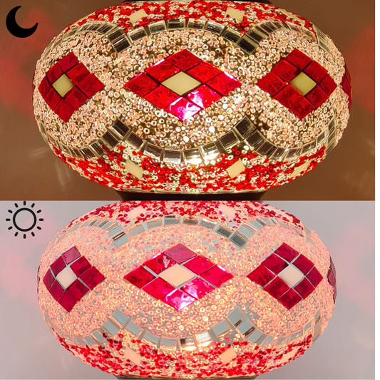 Medium Mosaic Glass Options Design 20