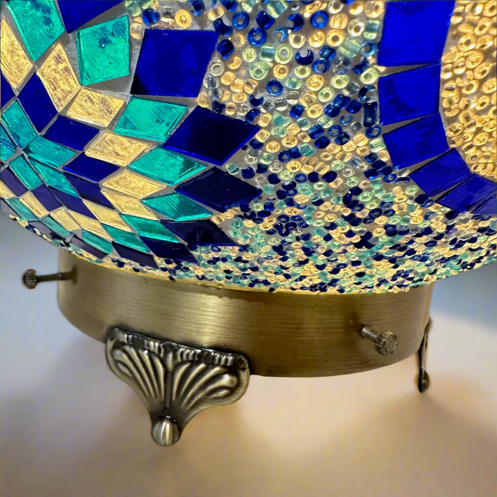 Mosaic Globe Table Lamp - 40 CM - LUMINA ELIGMA HOME