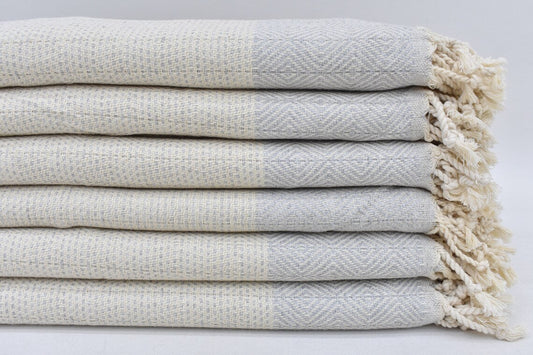 Face Towel Lines Sky Blue - 90cm x 50 CM - LUMINA ELIGMA HOME