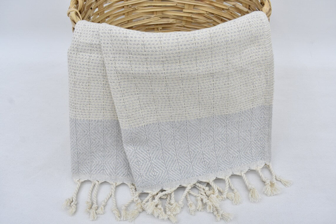 Face Towel Lines Sky Blue - 90cm x 50 CM - LUMINA ELIGMA HOME