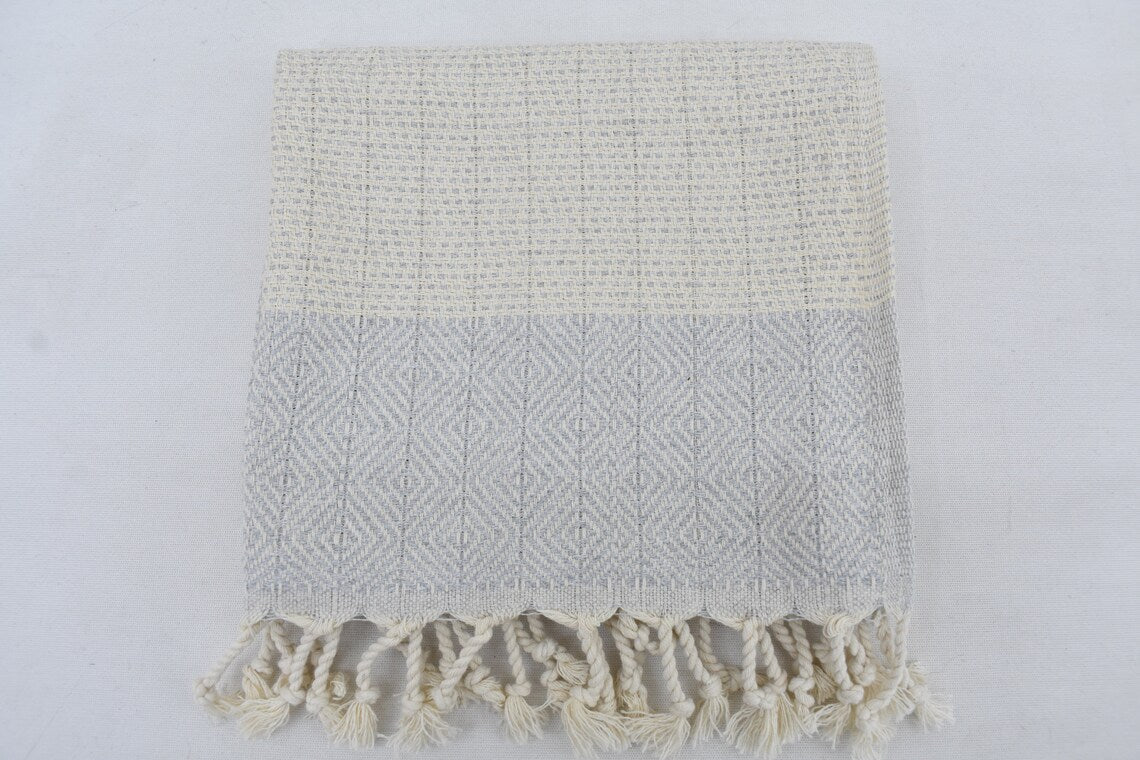 Face Towel Lines Sky Blue - 90cm x 50 CM - LUMINA ELIGMA HOME