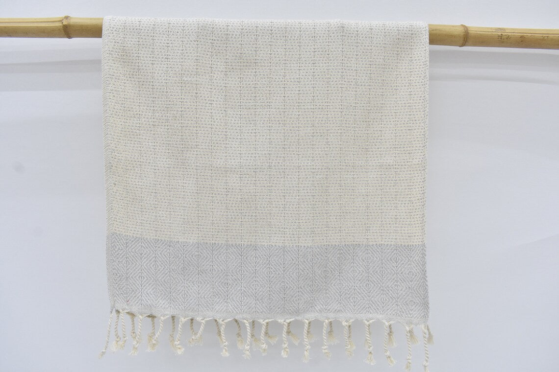 Face Towel Lines Sky Blue - 90cm x 50 CM - LUMINA ELIGMA HOME