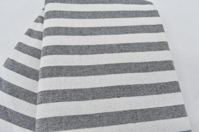 Gray Salmon Terry Bath Towel Organic Turkish Cotton - 63" X 40"