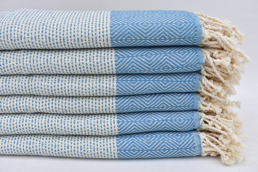 Face Towel Lines Turquoise - 90cm x 50 CM - LUMINA ELIGMA HOME