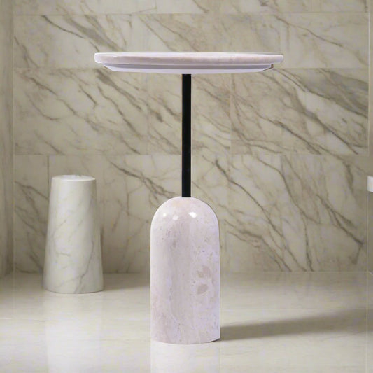 Capsule - Side Table Travertine