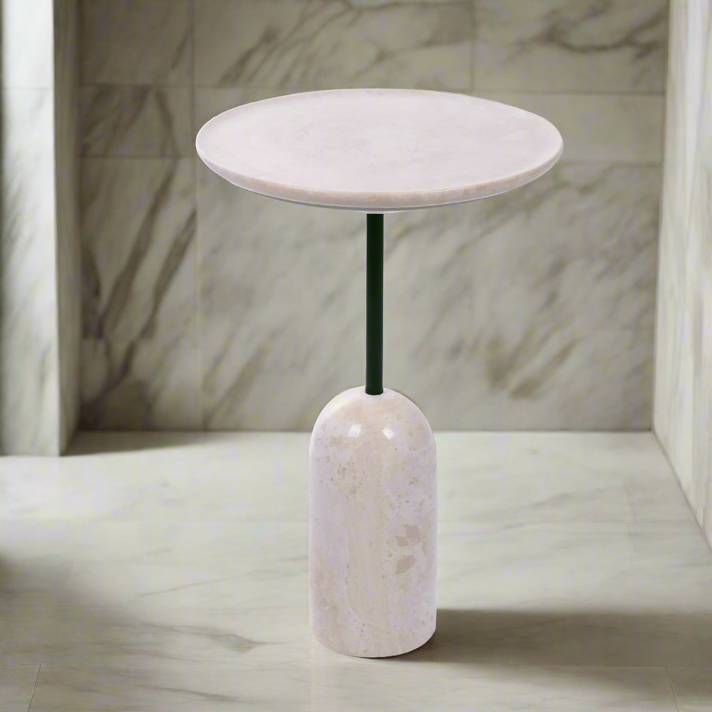 Capsule - Side Table Travertine