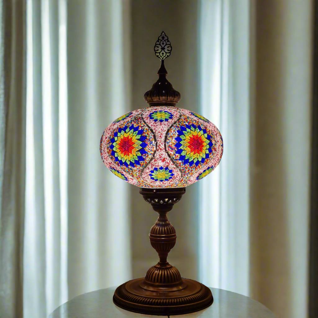 XLarge Table Lamp Turkish Mosaic Glass