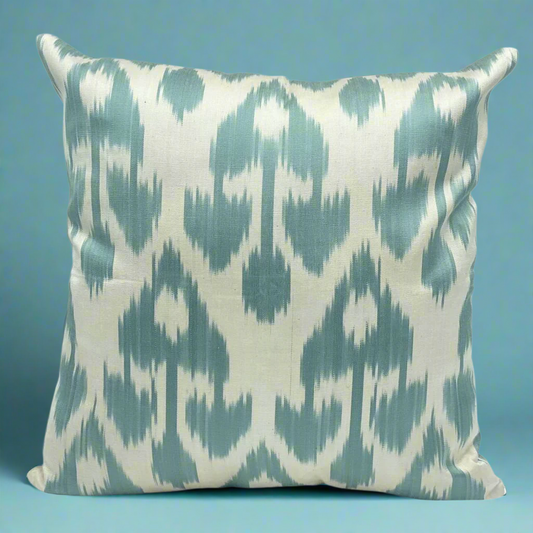 silk cushion cover ikat silk mulberry silk pillow accent pillow lumina eligma home