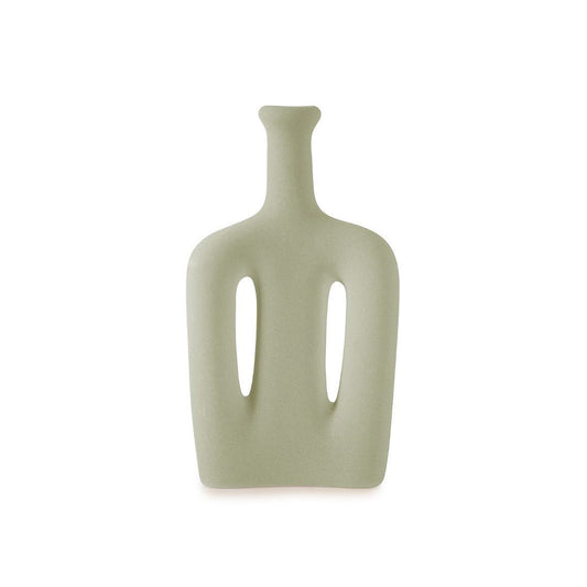 Trident Vase Textured Ceramic