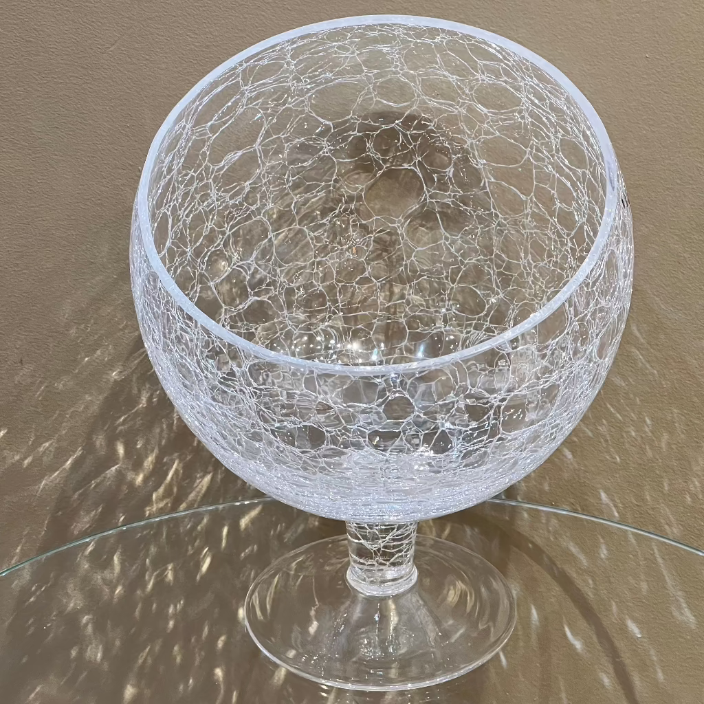 Crystallin Moon Cup - Frosted Glass