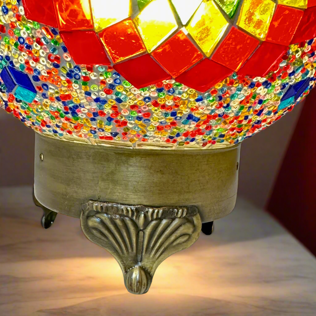 Mosaic Round Table Lamp - 20 CM