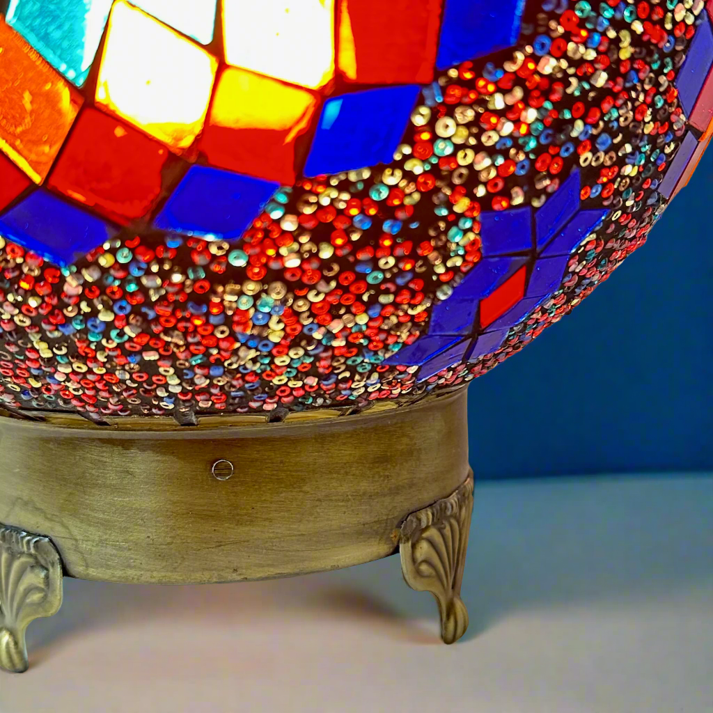 Mosaic Globe Table Lamp - 25 CM - E