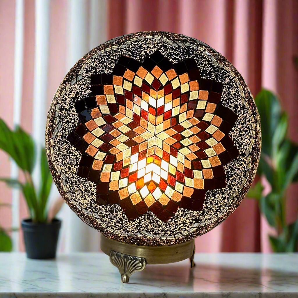 Mosaic Globe Table Lamp - 30 CM