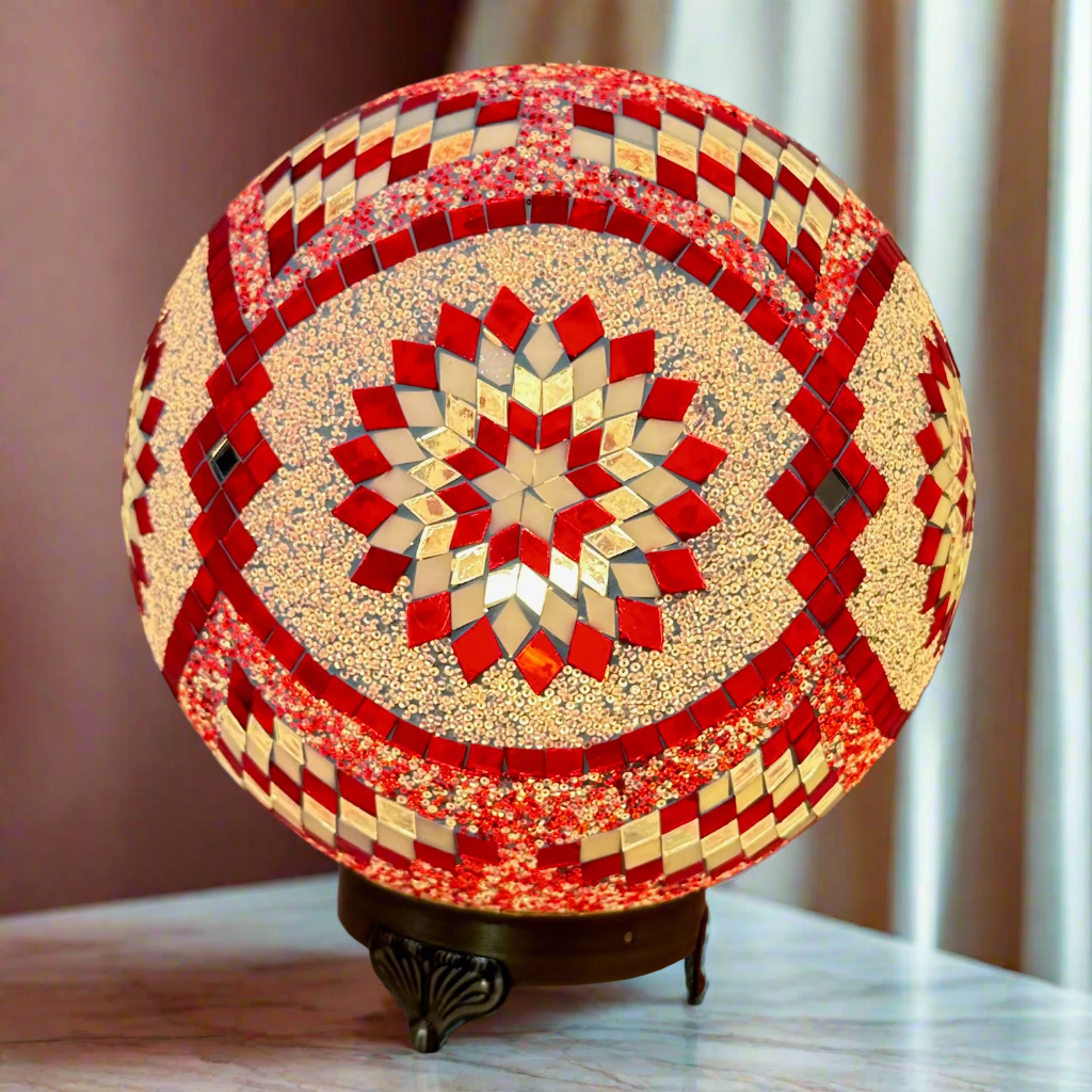 Mosaic Globe Table Lamp - 30 CM