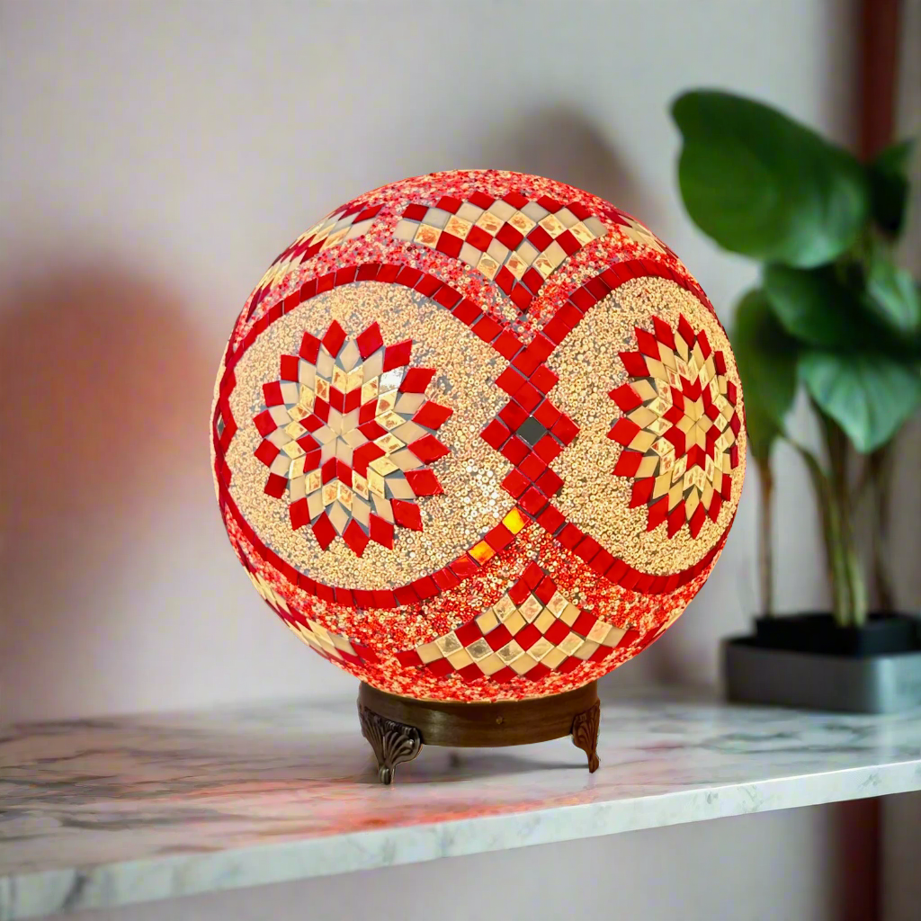 Mosaic Globe Table Lamp - 30 CM