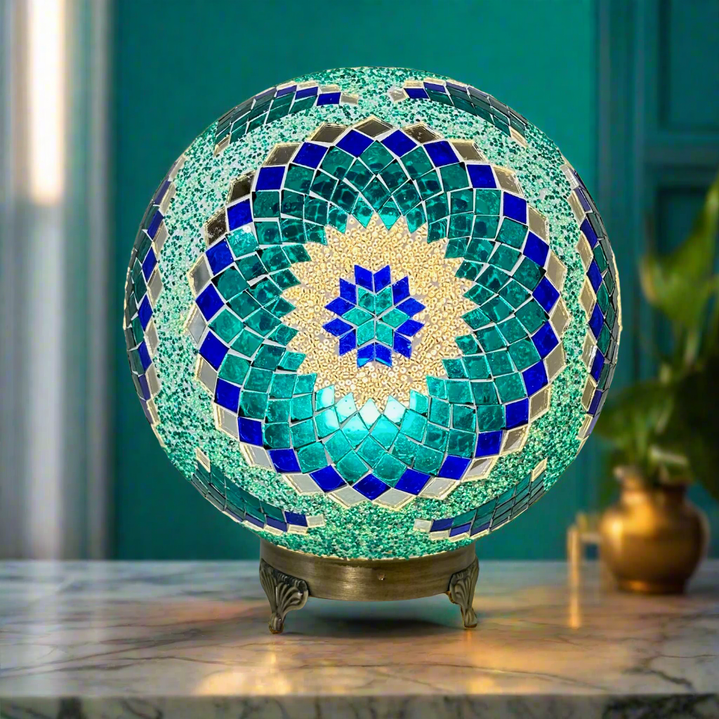 Mosaic Globe Table Lamp - 30 CM