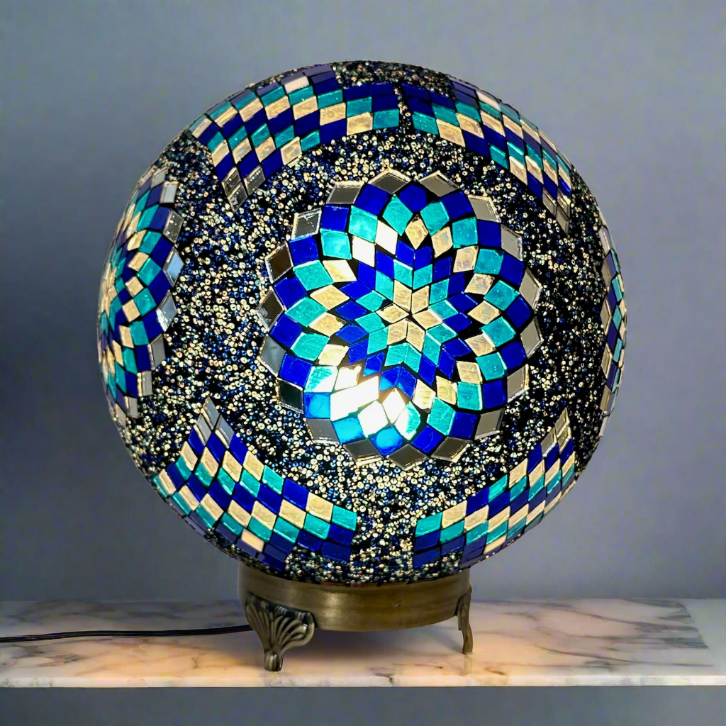 Mosaic Globe Table Lamp - 30 CM